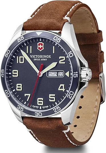 Victorinox FieldForce Men's Watch Analogue Quartz Watch 100M Water Resistant Case Diameter 42mm Band 21mm